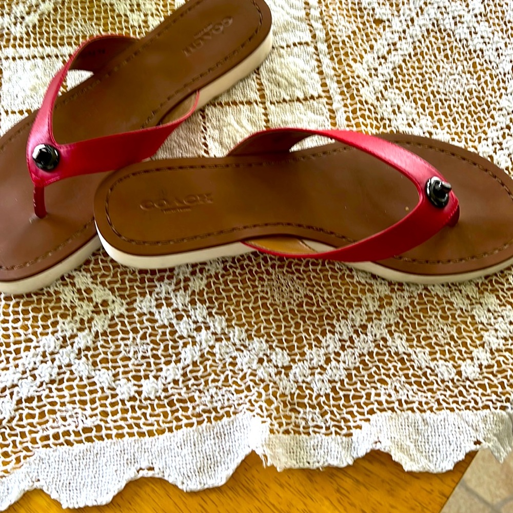 Coach  sandals worn only a couple times!  Excellent condition